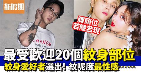 紋身|紋身紋咩位置最好！紋身愛好者 選出20個最佳部位＋。